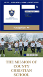 Mobile Screenshot of countychristianschool.org